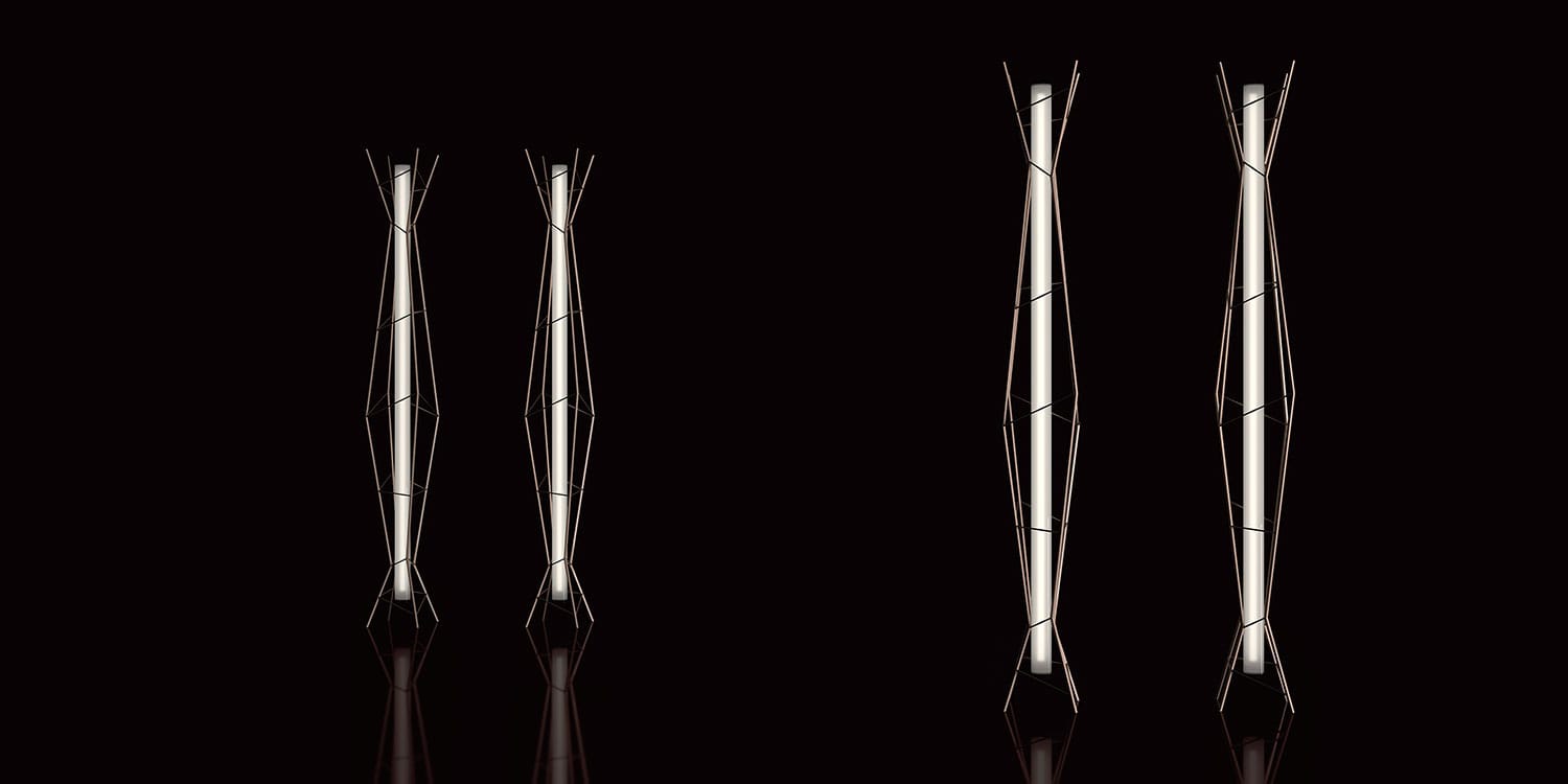 lampada da terra Cage